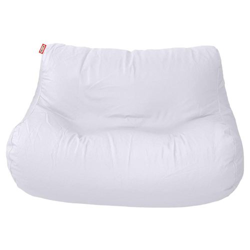 Sillón Puff Frijol Doble Blanco UNITALLA