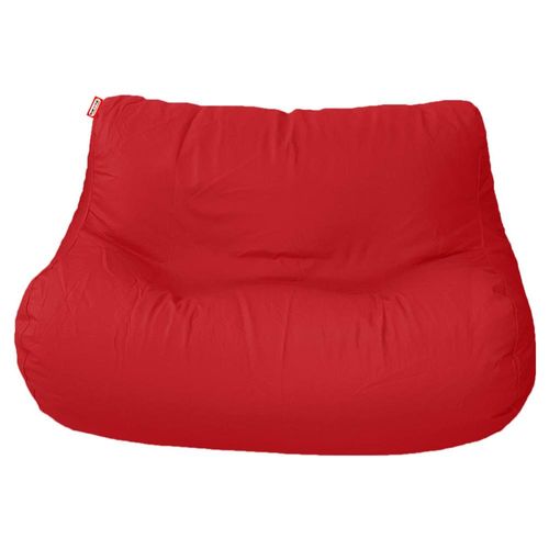 Sillón Puff Frijol Doble Rojo UNITALLA