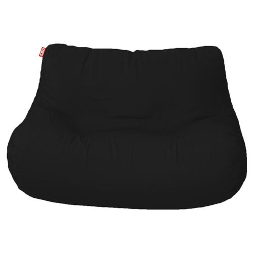 Sillón Puff Frijol Doble Negro UNITALLA