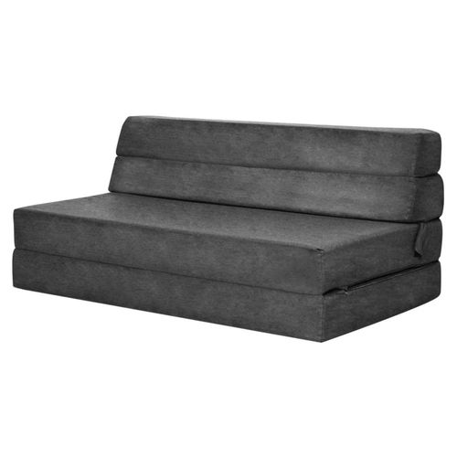 Sofa Cama Futon Plegable Modular Sala Mueble 3 En 1 Negro