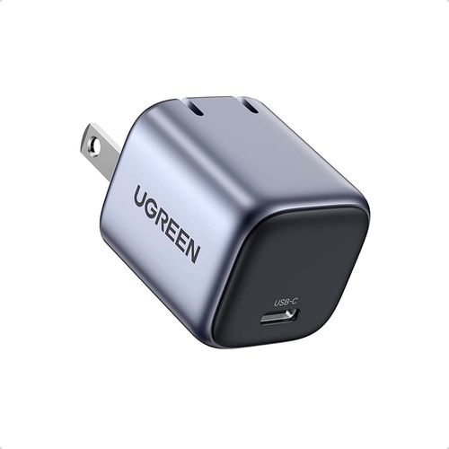 Mini Cargador 30W Ugreen 90901 USB A + 2 USB-C de Carga rápida
