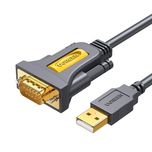 Cable Adaptador USB 2.0 a Puerto RS232 DB9 Ugreen 20222 de 2m
