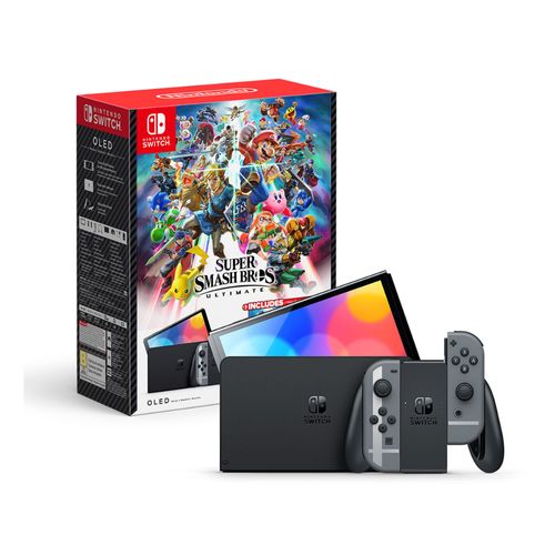 Consola Nintendo Switch Oled más Super Smash Bros. Ultimate