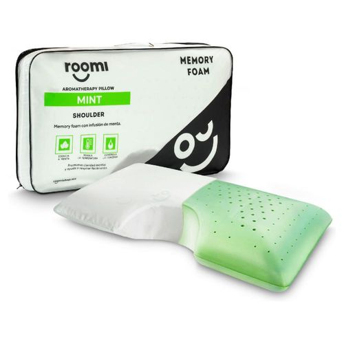 Almohada Roomi Shoulder Memory Foam Aromaterapia Menta