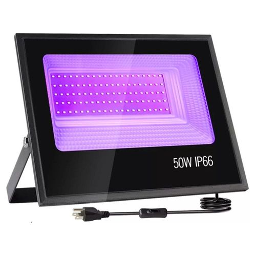 Reflector Led UV Luz Negra Purpura Negra 50w