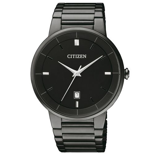 Reloj Citizen Cuarzo Negro Acero Inoxidable Caballero 60877
