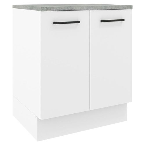 Mueble Inferior de Cocina Madesa Agata 70 cm 2 Puertas Blanco