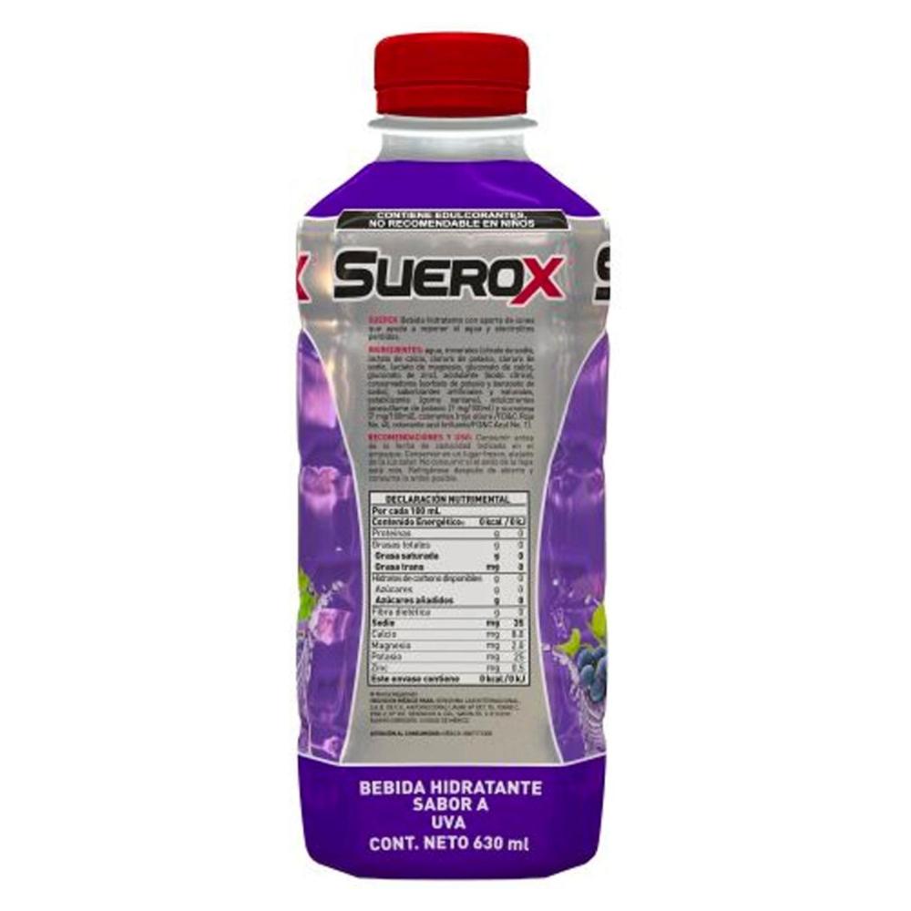 Electrolito Suerox Uva 630 ml