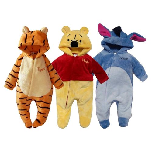 Pack 3 Mamelucos Disney Tigger, Pooh, Eeyore A Precio De 2 Naranja