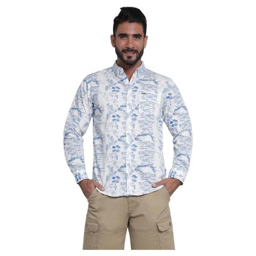 Camisa Casual Hombre Lee Ultra Slim 414 Blanco