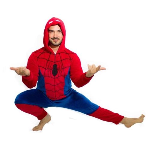 Mameluco Adulto Marvel Spiderman Rojo