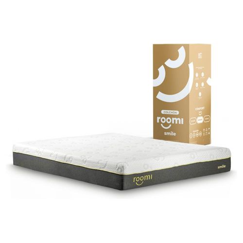 Colchón Roomi Smile King Size De Memory Foam Confort Medio