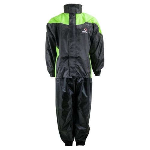 Impermeable 2 Piezas Negro con Amarillo G