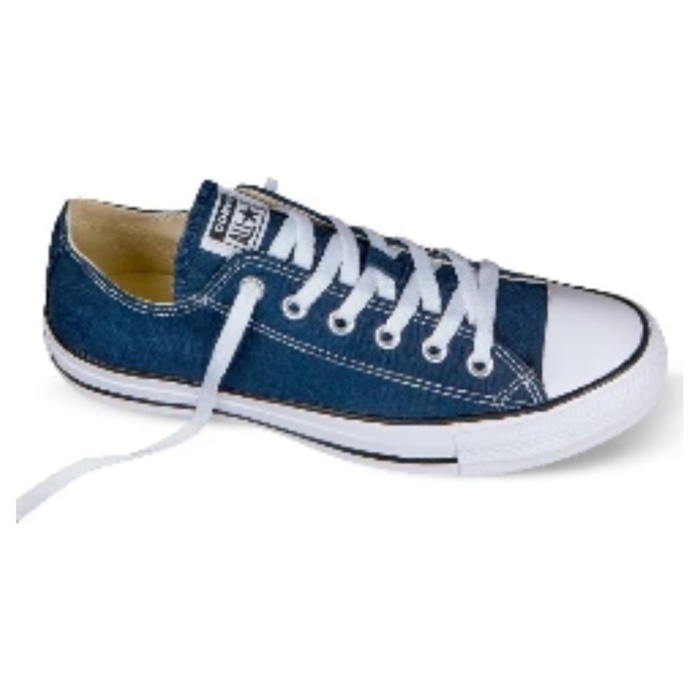 Tenis Mujer Converse Choclo Azul Detalle Logo de la Marca 821 64