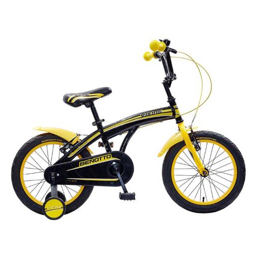 Bicicleta Infantil Benotto Viking R16 1V Negra