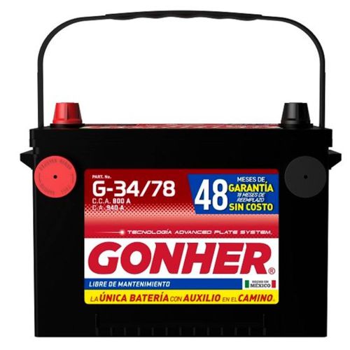 Batería para Auto Gonher G-34/78