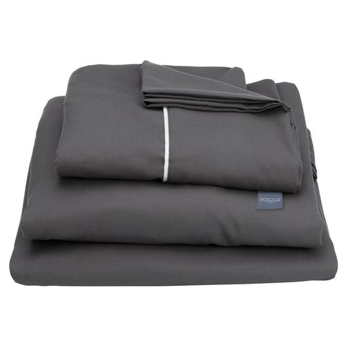 Juego de Sábanas Queen Size Royal Touch Gris Oxford CZD