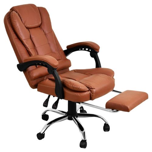 Silla Oficina Masaje Ejecutiva Sillon Masajeador 2 Puntos Cafe