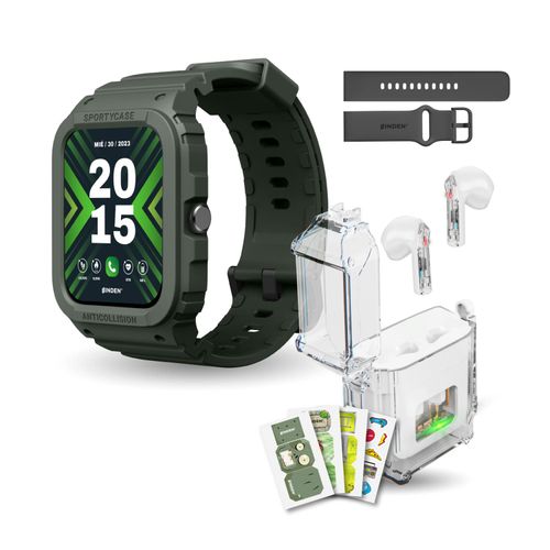 Smartwatch BINDEN XTream Reloj Inteligente + Audifonos Gamer