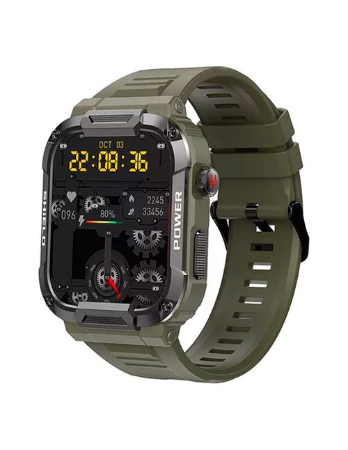 Smartwatch Mk66 Verde Petukita Box Con Ip68 Exterior Resistente