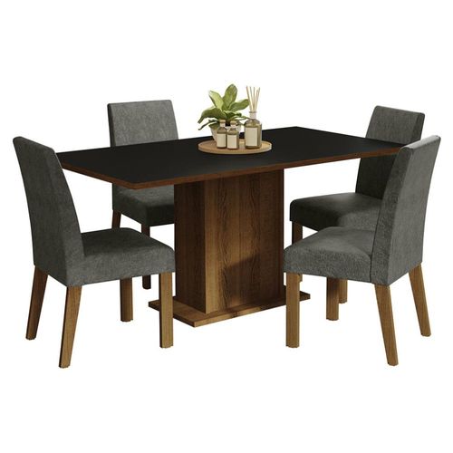 Juego de Comedor Keila Mesa con 4 Sillas Madesa MNP