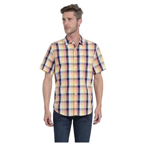 Camisa Casual Hombre Lee Slim Fit 471 Amarillo