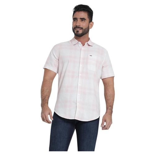 Camisa Casual Hombre Lee Slim Fit 492 Rosa