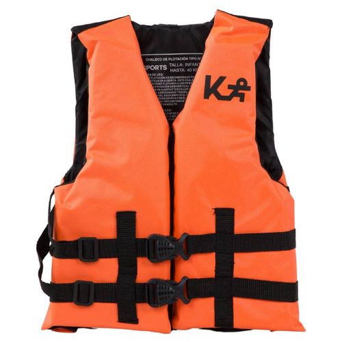 Chaleco Salvavidas Para Natacion Playa Piscina Kingsports Naranja CH