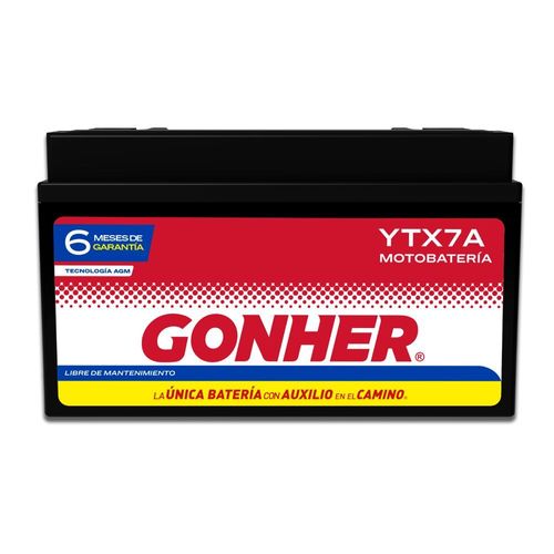 Batería para Moto Gonher YTX7A-BS