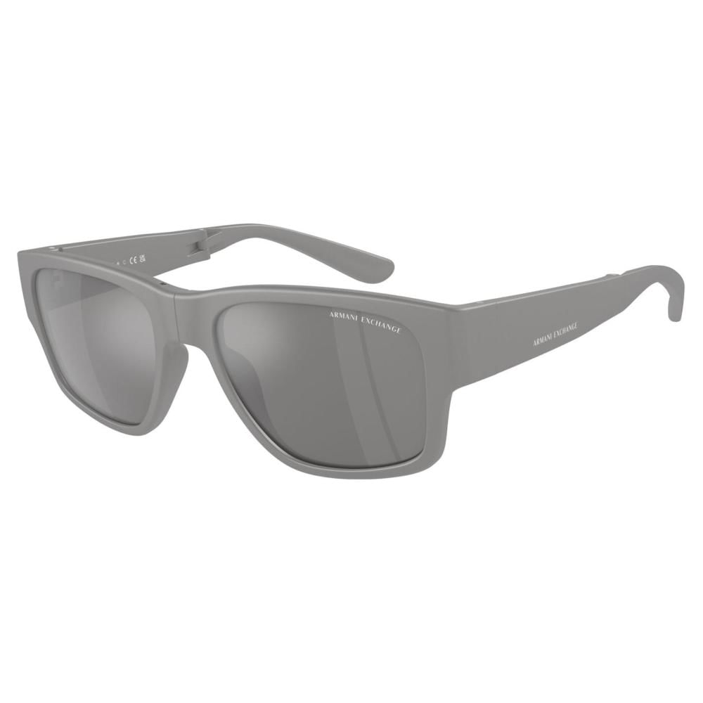 Lentes de Sol AX4141SU Gris Espejado Y Plateado Armani Exchange