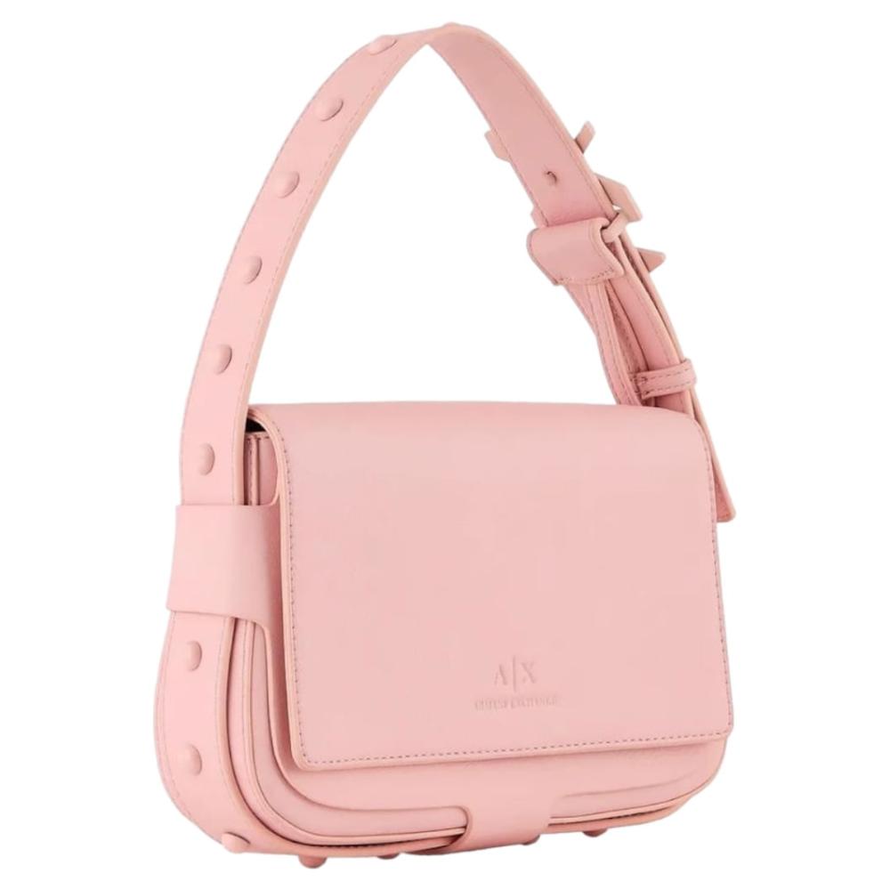 Bolsa Crossbody Armani Exchange Logo Small Rosa