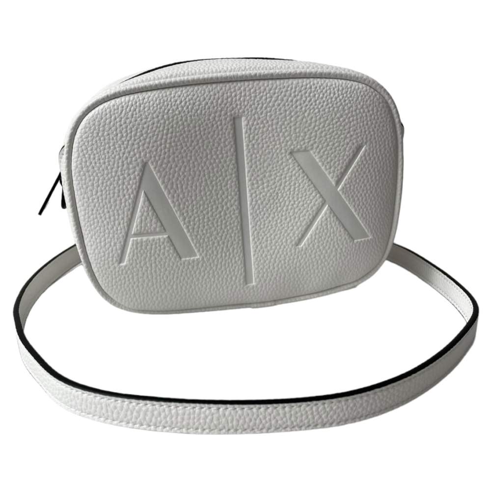 Bolsa Crossbody Camara Armani Exchange Blanca