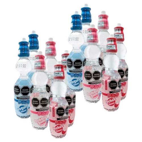 Bebida Japonesa Ramune 250ml Sabores Surtidos 12 Piezas