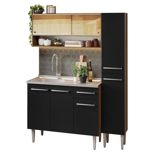 Mueble de Cocina Compacta Emilly Madesa 137cm NM 10