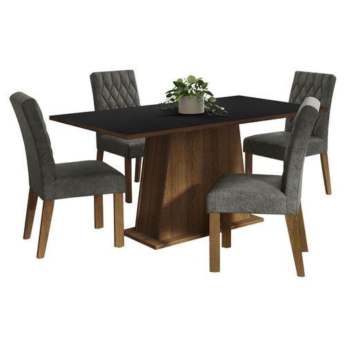 Juego de Comedor Ashley Madesa Mesa y 4 Sillas MNS