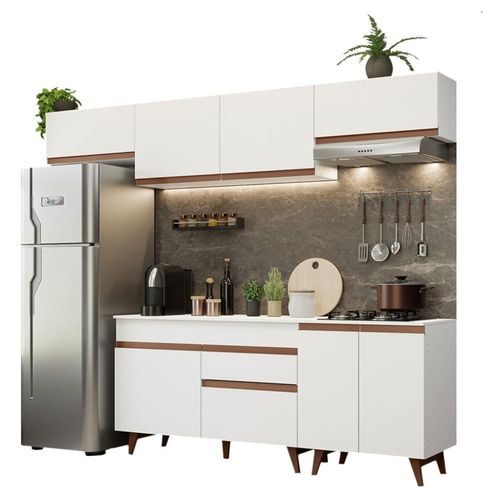 Cocina Integral Completa 260 cm Reims Blanco Madesa 10