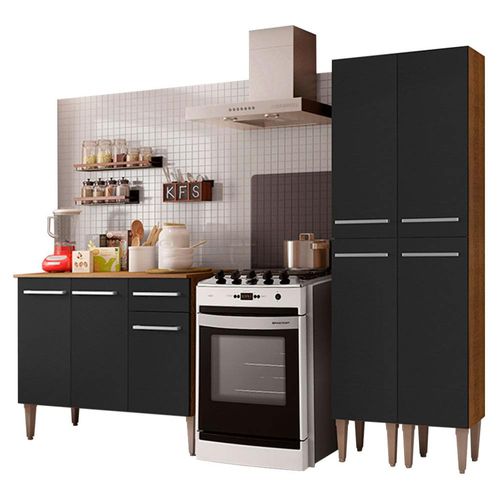 Cocina Integral 169 cm Emilly Front Madesa 02 MN