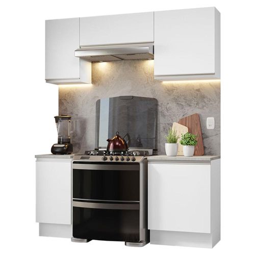 Armario Cocina Completo 180cm Glamy Madesa 12 Blanco