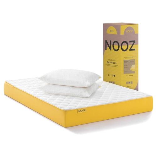 Colchón Queen Size En Caja Luuna Original + almohadas Essential (2-pack) estándar