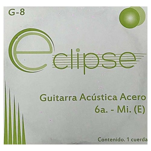 Cuerda Acero Para Guitarra Acústica Eclipse 6a MI (E)