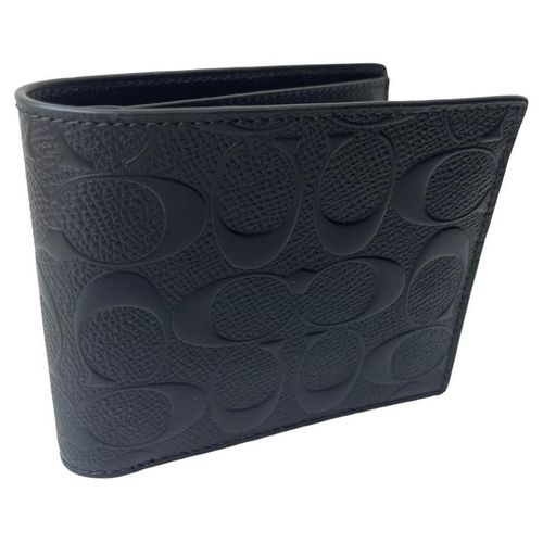 Cartera para hombre Coach Signature Black