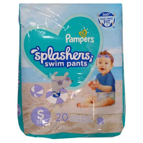 Pañales Splashers Trajes De Baño Pampers Talla S 20 Pzs