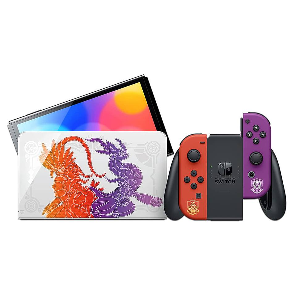 Consola Nintendo Switch OLED 64GB Edición Pokemon Escarlata y Purpura