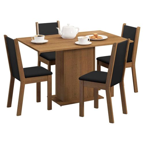 Juego de Comedor Madesa Talita 4 Sillas MNN