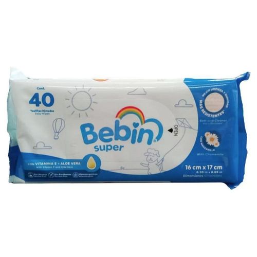 Toallitas Húmedas Bebin 40pz