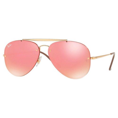 Lentes De Sol Ray Ban Blaze Aviador Rb3584n 9052e4 61mm Rosa