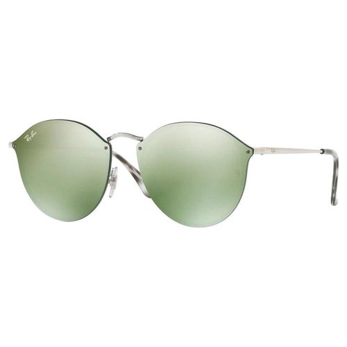 Lentes De Sol Ray Ban Blaze Round Rb3574n 003/30 59mm Plata