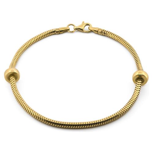 Pulsera Pulso Base 17 cm Oro Sólido 14k