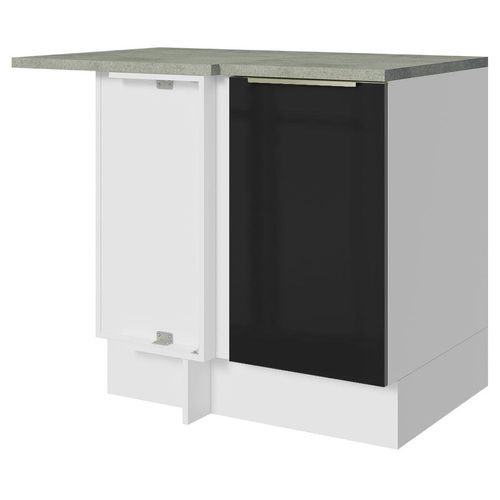 Gabinete Bajo Esquina Cocina Madesa Lux 80cm Con Encimera BN