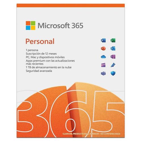 Microsoft 365 Personal Para 1 Usuario, Español Latinoamérica